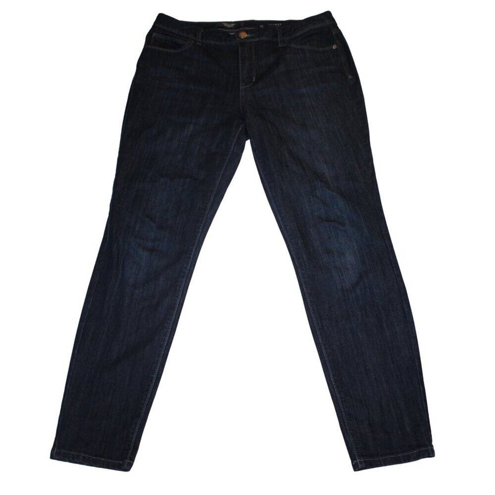 Simply Vera Wang Women's Jeans Size 10 Stretch Denim‎ Mid-Rise Slim Fit Blue